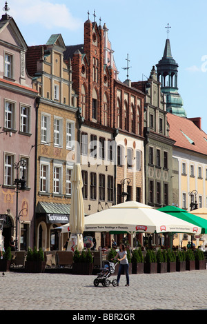 La Polonia Poznan Piazza del Mercato Vecchio Foto Stock