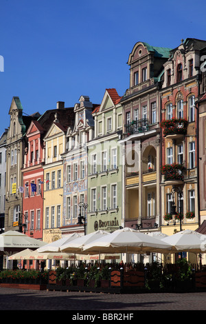 La Polonia Poznan Piazza del Mercato Vecchio Foto Stock