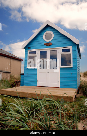 Ampia deluxe beach hut Foto Stock