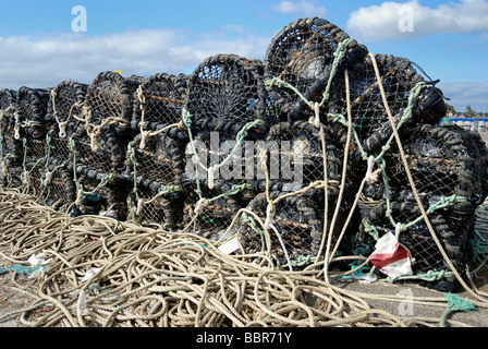 Lobster Pot sulla banchina Mudeford Foto Stock