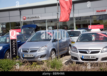 Concessionari auto Ransomes Europark Ipswich Suffolk in Inghilterra Foto Stock