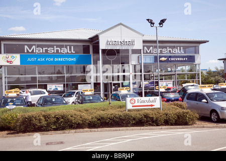 Concessionari auto Ransomes Europark Ipswich Suffolk in Inghilterra Foto Stock