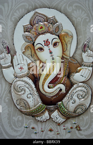 Ganapathi Dio mitologia indù Ganesha Foto Stock