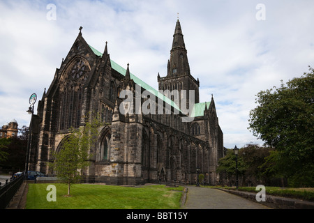 La cattedrale di Glasgow, High Street, Glasgow, Strathclyde in Scozia Foto Stock