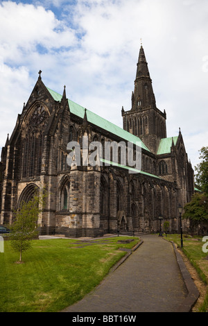 La cattedrale di Glasgow, High Street, Glasgow, Strathclyde in Scozia Foto Stock