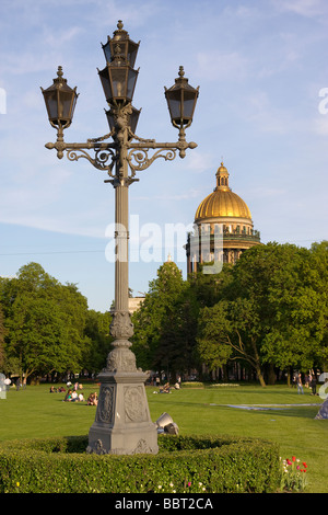 St Isaak cattedrale San Pietroburgo Russia Foto Stock