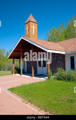 La Chiesa Comminity ad est di Braintree, Manitoba Canada Foto Stock