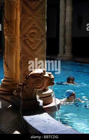 Vista generale del Bagno Termale Gellert Budapest Ungheria Foto Stock