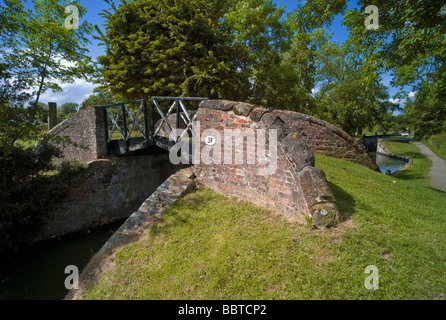 Stratford upon avon canal lapworth volo di serrature warwickshire Midlands England Regno Unito Foto Stock