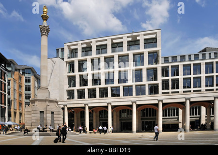 London Stock Exchange building in Paternoster square Foto Stock