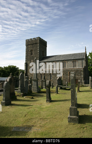 Villaggio di Kilmartin, Scozia. Il XIX secolo costruito Kilmartin chiesa parrocchiale di Kilmartin Glen. Foto Stock