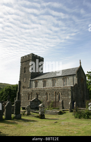 Villaggio di Kilmartin, Scozia. Il XIX secolo costruito Kilmartin chiesa parrocchiale di Kilmartin Glen. Foto Stock