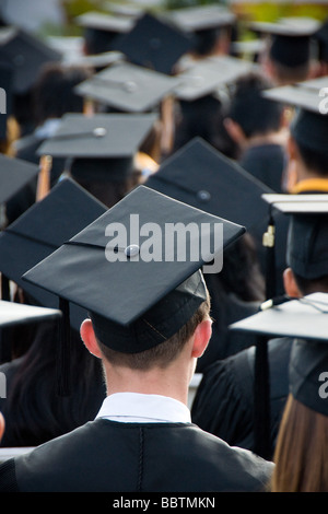 2009 Diploma di scuola superiore abito cappuccio teen adolescente Foto Stock