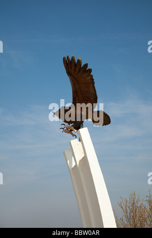 Ponte aereo di Berlino memoriale ,National Memorial Arboretum ,Staffordshire Foto Stock