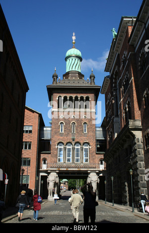 Birreria Carlsberg - Danimarca, la fabbrica di birra Foto Stock