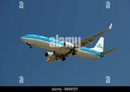 Boeing 737 500 della compagnia aerea KLM Foto Stock