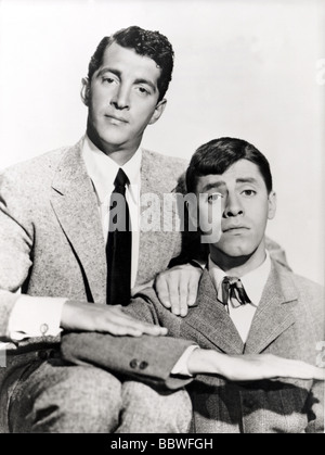 DEAN MARTIN noi attore/cantante a sinistra e partner comico Jerry Lewis Foto Stock