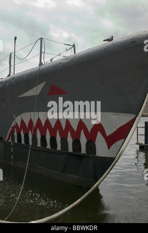 USS Torsk SS-423 negli Stati Uniti in sottomarino del Baltimore Inner Harbor Foto Stock