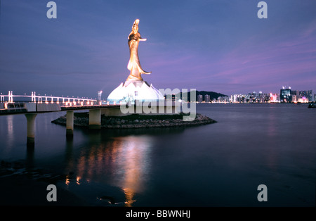 Kun Iam (il Tempio della Dea della Misericordia) a Macau. Foto Stock