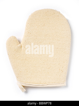 Guanto da bagno Foto Stock