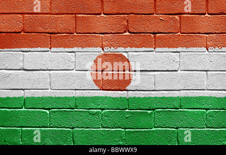 Bandiera del Niger Foto Stock