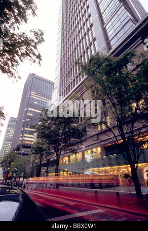 Paesaggio di Marunouchi, Tokyo, Giappone Foto Stock