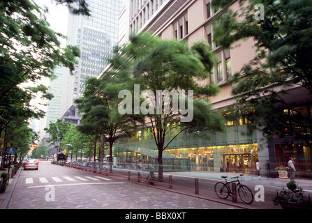 Paesaggio di Marunouchi, Tokyo, Giappone Foto Stock