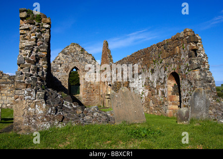 Bonamargy Friary nella periferia di Ballycastle County Antrim Irlanda del nord Europa Regno Unito Foto Stock