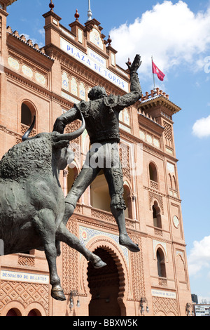 Plaza de Toros de Las Ventas bullring, Madrid, Spagna Foto Stock