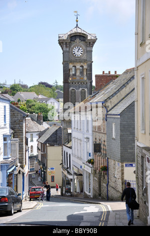Il Pike Street, Liskeard, Cornwall, England, Regno Unito Foto Stock