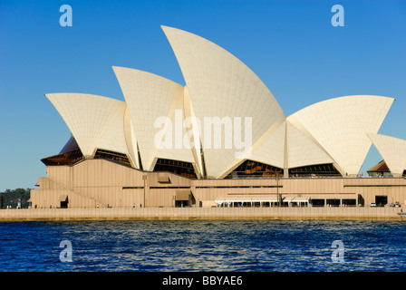 Profilo di famosi tetti della Opera House di Sydney Foto Stock