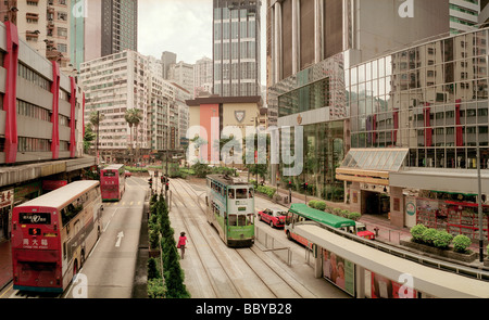 Yee Wo Street Causeway Bay Hong Kong Foto Stock