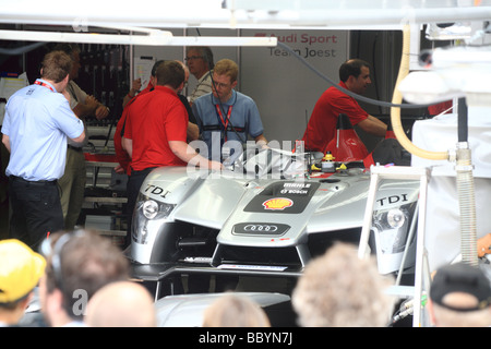 Le Mans 2009 24ore di gara automobilistica sarthe Francia Foto Stock