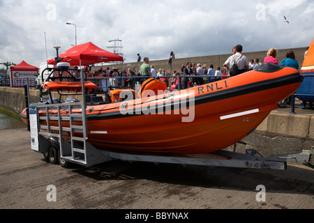 Nervatura RNLI B Classe Atlantic 85 scialuppa di salvataggio jessie hillyard bangor county down uk Foto Stock