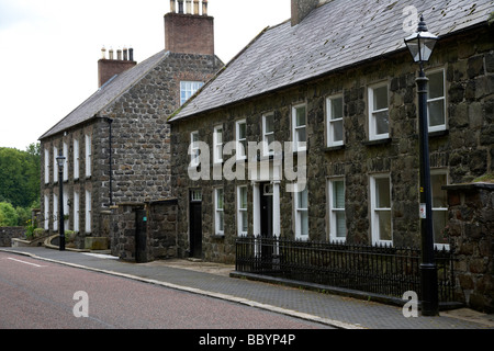 Montgomery street nel XVIII secolo gracehill villaggio un insediamento moravo nella contea di Antrim Irlanda del Nord Regno Unito Foto Stock