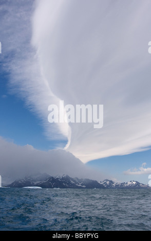 Paesaggi di ghiaccio da Antartica compresi fantastico iceberg strutture e caratteristiche. Foto Stock