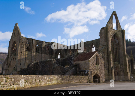 Tintern Abbey, Wye Valley, South Wales, Regno Unito, Europa Foto Stock