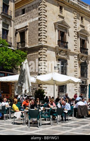 Plaza Nueva square, Granada, Andalusia, Spagna, Europa Foto Stock