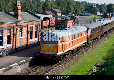 Tipo di spazzola2 classe 31 D5830 quorn e woodhouse station Great central railway regno unito Foto Stock