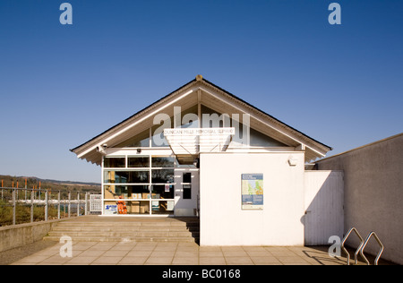 Duncan Mills Memorial scalo edificio, Loch Lomond Foto Stock