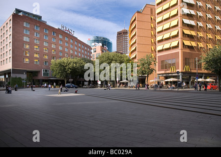 Marlene Dietrich Platz, Berlin, Germania Foto Stock