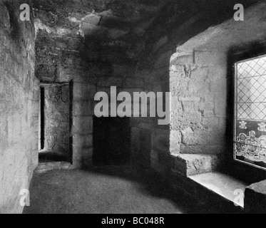 Il rinomato luogo di nascita di Edward II, la grande Torre Aquila di Caernarvon Castle, 1924-1926. Artista: sconosciuto Foto Stock