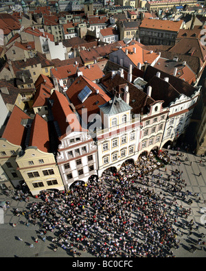 CZ - PRAGA: piazza Tyn Foto Stock