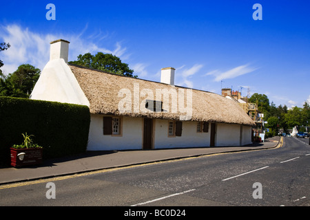 Burns cottage il luogo di nascita del poeta Scozzese Robert Burns 1759 - 1796, Alloway, South Ayrshire, in Scozia. Foto Stock