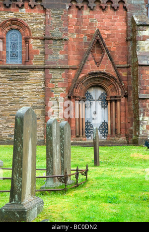 Saint Magnus Cathedral a Kirkwall Isole Orcadi Scozia Scotland Foto Stock