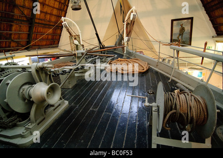 La Fram nave al Museo Fram sulla penisola di Bygdøy, Oslo, Norvegia, Scandinavia, Europa Foto Stock