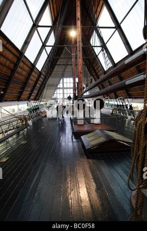 La Fram nave al Museo Fram sulla penisola di Bygdøy, Oslo, Norvegia, Scandinavia, Europa Foto Stock