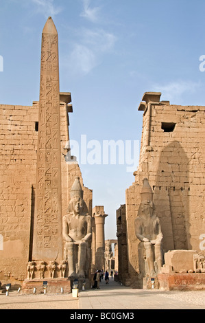 Tempio di Luxor in Egitto è stata la casa di Amon Ra. Foto Stock