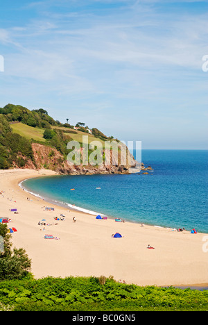 Blackpool Sands vicino a Dartmouth nel Devon, Regno Unito Foto Stock