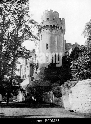 Cesare torre, il Castello di Warwick, Warwickshire, 1924-1926.Artista: Valentine & Sons Ltd Foto Stock